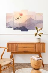 Manzara 5 Parçalı Mdf Tablo 60 x 100