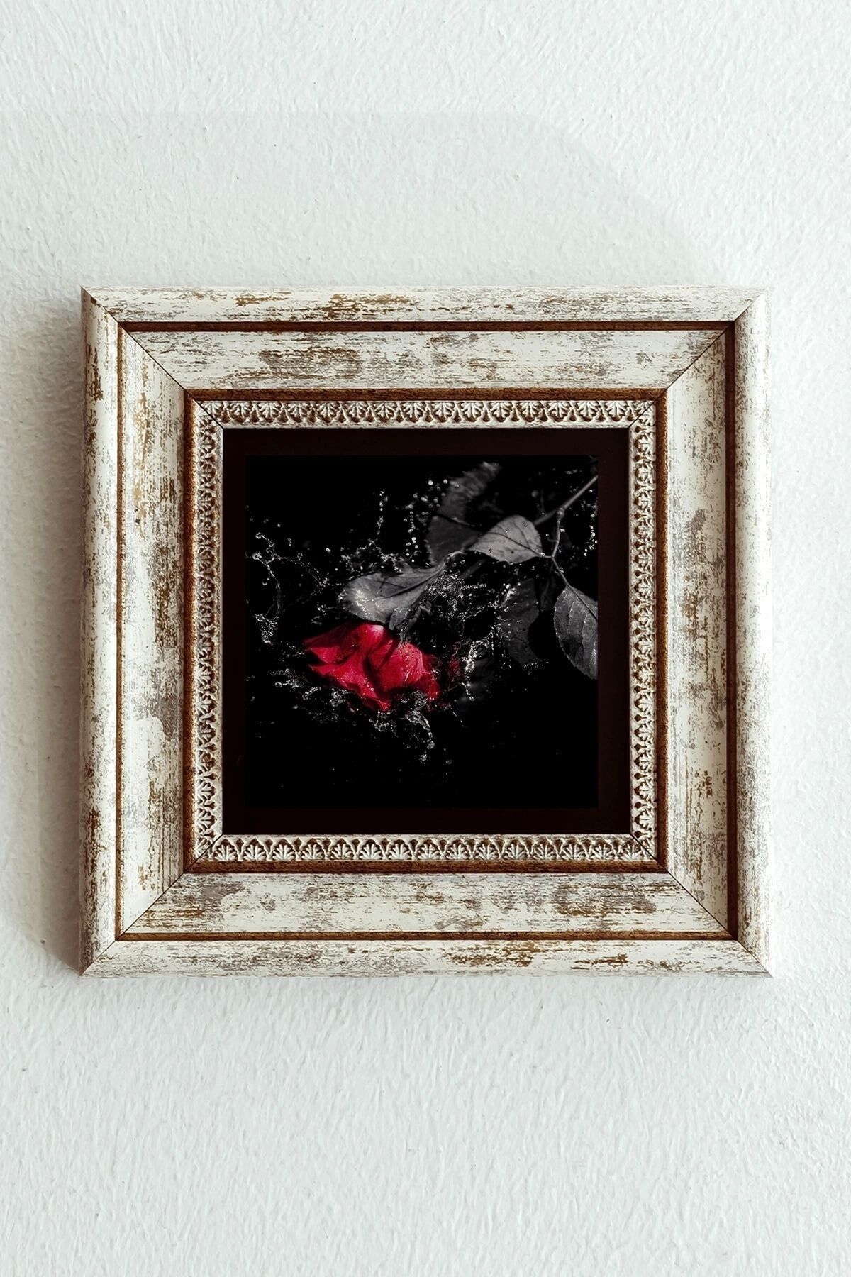 Çerçeveli Taş Tablo , Çerçeveli Taş Duvar Dekoru-enkcrcvtbl-00107 20 cm