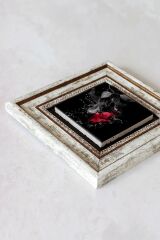 Çerçeveli Taş Tablo , Çerçeveli Taş Duvar Dekoru-enkcrcvtbl-00107 20 cm