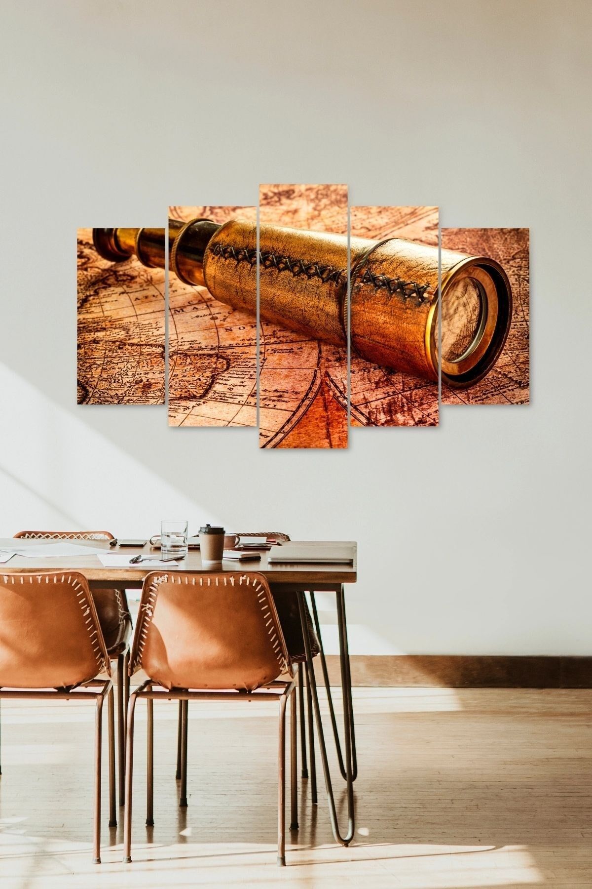 Pusula 5 Parçalı Mdf Tablo 60 x 100