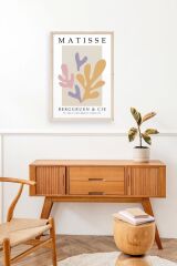 Soyut Ahşap Çerçeveli Tablo 50 x 70