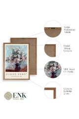 Ünlü Tablolar Üçlü Ahşap Çerçeveli Tablo 50 x 70