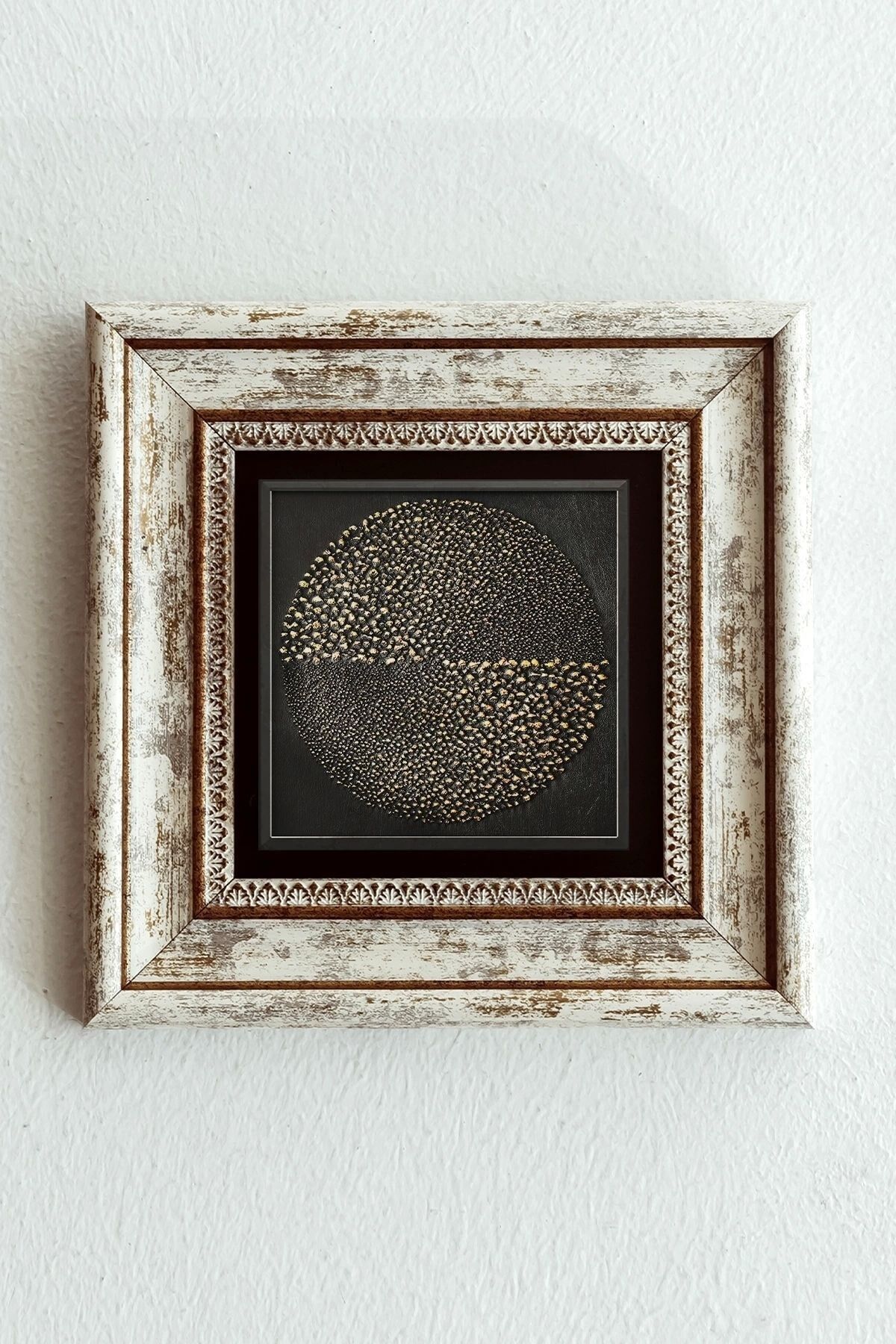 Çerçeveli Taş Tablo , Çerçeveli Taş Duvar Dekoru-enkcrcvtbl-00180 20 cm