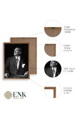 Atatürk Ahşap Çerçeveli Tablo 50 x 70