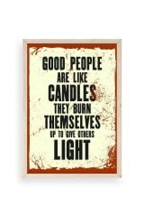 Motto Ahşap Çerçeveli Tablo 30 x 42