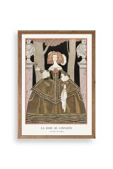 Costume de Worth Ahşap Çerçeveli Tablo 17 x 23