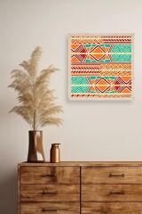 Motif Ahşap Çerçeveli Tablo 50 x 50