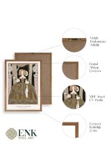 Costume de Worth Ahşap Çerçeveli Tablo 30 x 42