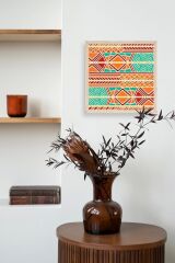 Motif Ahşap Çerçeveli Tablo 23 x 23