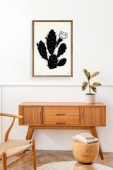 Çiçek Ahşap Çerçeveli Tablo 30 x 42