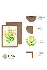 Çiçek Ahşap Çerçeveli Tablo 50 x 70