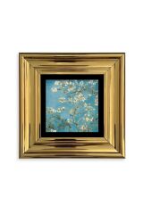 Bahar Çiçekleri Çerçeveli Taş Tablo 20 cm