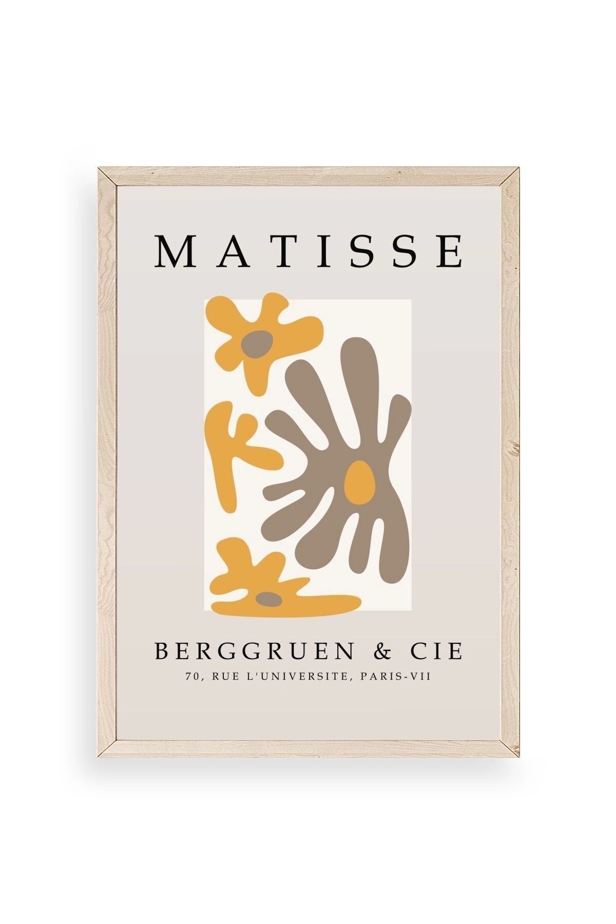 Çiçek Ahşap Çerçeveli Tablo 23 x 30