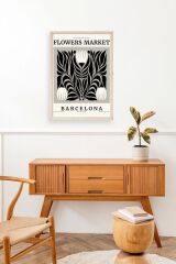 Çiçek Ahşap Çerçeveli Tablo 23 x 30