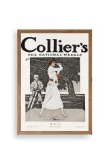 Edward Penfield Ahşap Çerçeveli Tablo 30 x 42