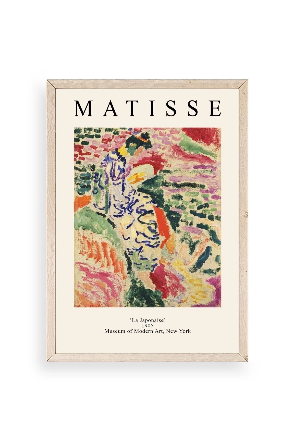 Matisse Ahşap Çerçeveli Tablo 30 x 42