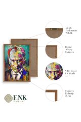 Atatürk Ahşap Çerçeveli Tablo 17 x 23