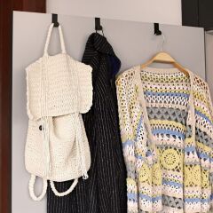 Loren Home Siyah Metal Kapı Askılığı