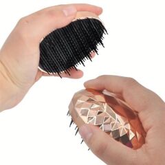 BUFFER® Rose Gold Saç Düzleştirici Tarak Geniş AralıklıHer Saç Tipine Uygun Fırçalı Saç Düzleştiric