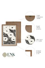 Çiçek Ahşap Çerçeveli Tablo 30 x 42