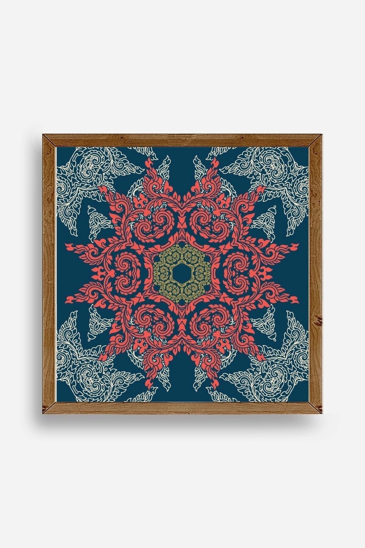 Motif Ahşap Çerçeveli Tablo 42 x 42