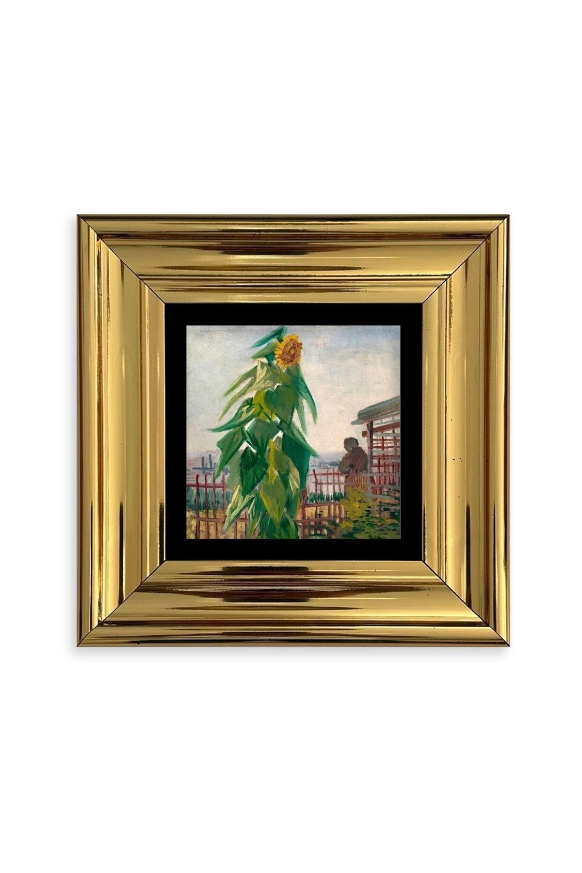 Van Gogh Çerçeveli Taş Tablo 20 cm