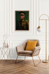 Atatürk Ahşap Çerçeveli Tablo 50 x 70