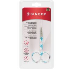 Kıvrık Uçlu Renkli Nakış Makası (4")