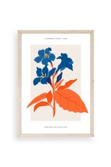 Çiçekler Ahşap Çerçeveli Tablo 30 x 42