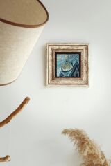 Hat Yazılı Çerçeveli Taş Tablo , Çerçeveli Taş Duvar Dekoru-enkcrcvtbl-00123 20 cm