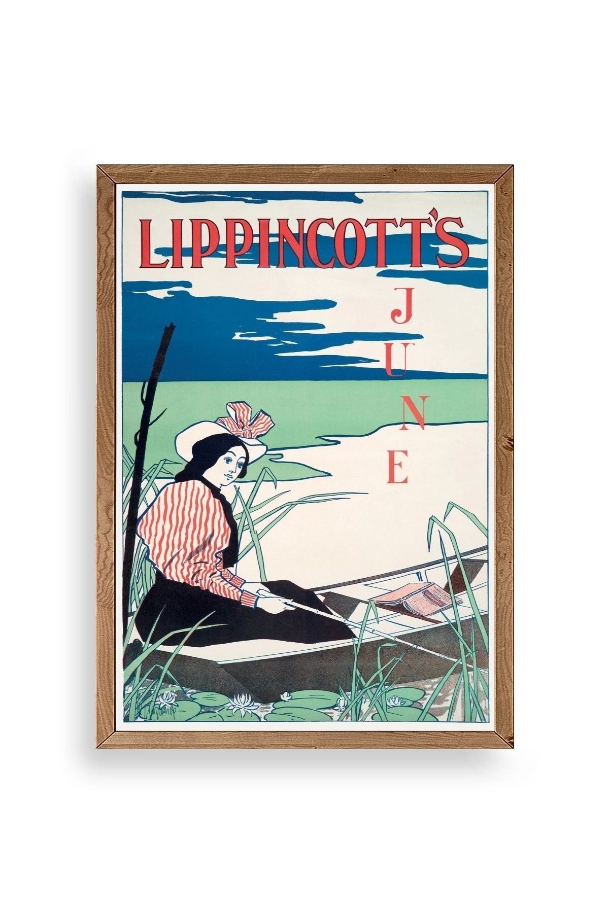 Lippincott's Ahşap Çerçeveli Tablo 23 x 30