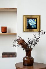 Van Gogh Çerçeveli Taş Tablo 20 cm