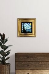 Van Gogh Çerçeveli Taş Tablo 20 cm