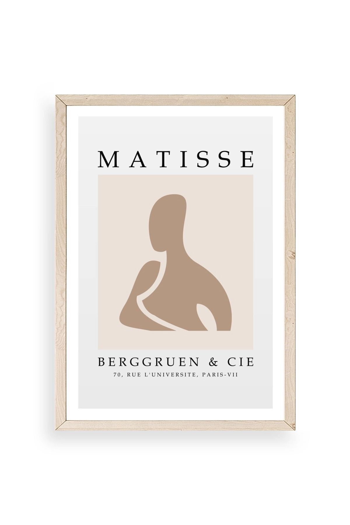 Modern Ahşap Çerçeveli Tablo 23 x 30