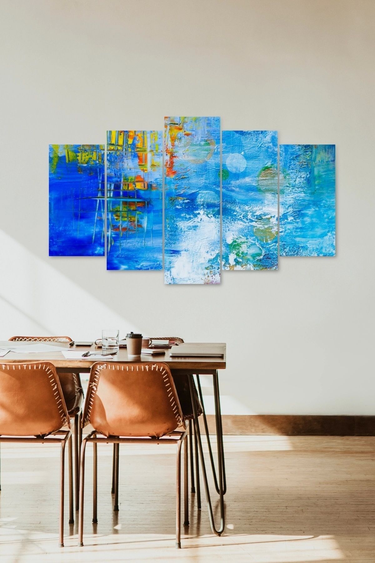 Manzara 5 Parçalı Mdf Tablo 60 x 100