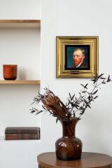 Van Gogh Çerçeveli Taş Tablo 20 cm