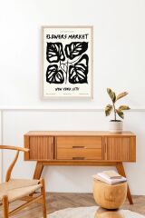 Yaprak Ahşap Çerçeveli Tablo 23 x 30