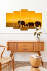 Filler 5 Parçalı Mdf Tablo 60 x 100