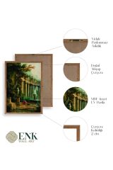 Yapraklar Ahşap Çerçeveli Tablo 23 x 30