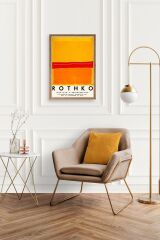 Rothko Ahşap Çerçeveli Tablo 30 x 42