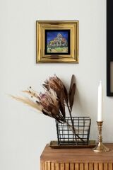 Van Gogh Çerçeveli Taş Tablo 20 cm