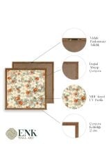 Çiçek Ahşap Çerçeveli Tablo 42 x 42