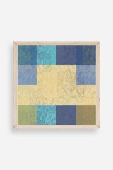 Kare Ahşap Çerçeveli Tablo 42 x 42