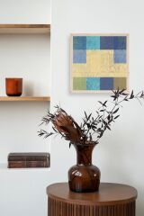 Kare Ahşap Çerçeveli Tablo 50 x 50