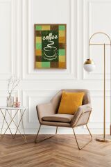 Kahve Ahşap Çerçeveli Tablo 30 x 42
