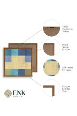 Kare Ahşap Çerçeveli Tablo 50 x 50