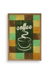 Kahve Ahşap Çerçeveli Tablo 17 x 23