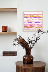 Modern Ahşap Çerçeveli Tablo 23 x 23