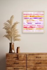 Modern Ahşap Çerçeveli Tablo 50 x 50