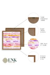 Modern Ahşap Çerçeveli Tablo 42 x 42